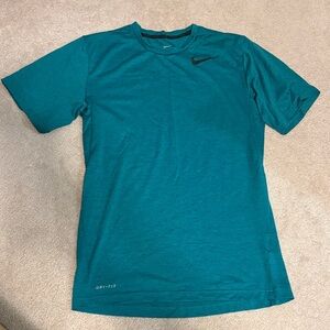 Nike Men's Aqua Short Sleeve Tee